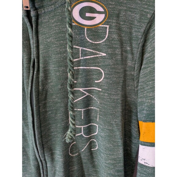 Green Bay Packers hoodie Long Sleeve sweatshirt, lightweight Women's L, majestic - Picture 4 of 5